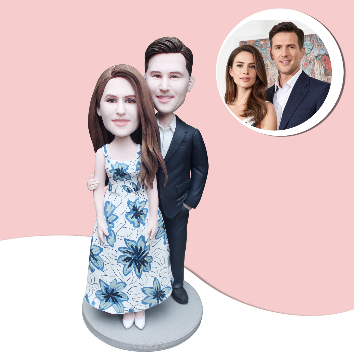 Custom bobbleheads Valentine's Day/wedding gift