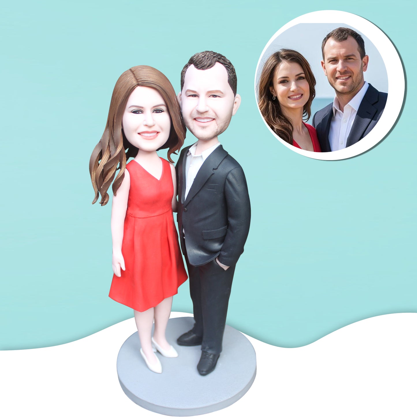 Customized bobblehead anniversary gift for Valentine's Day