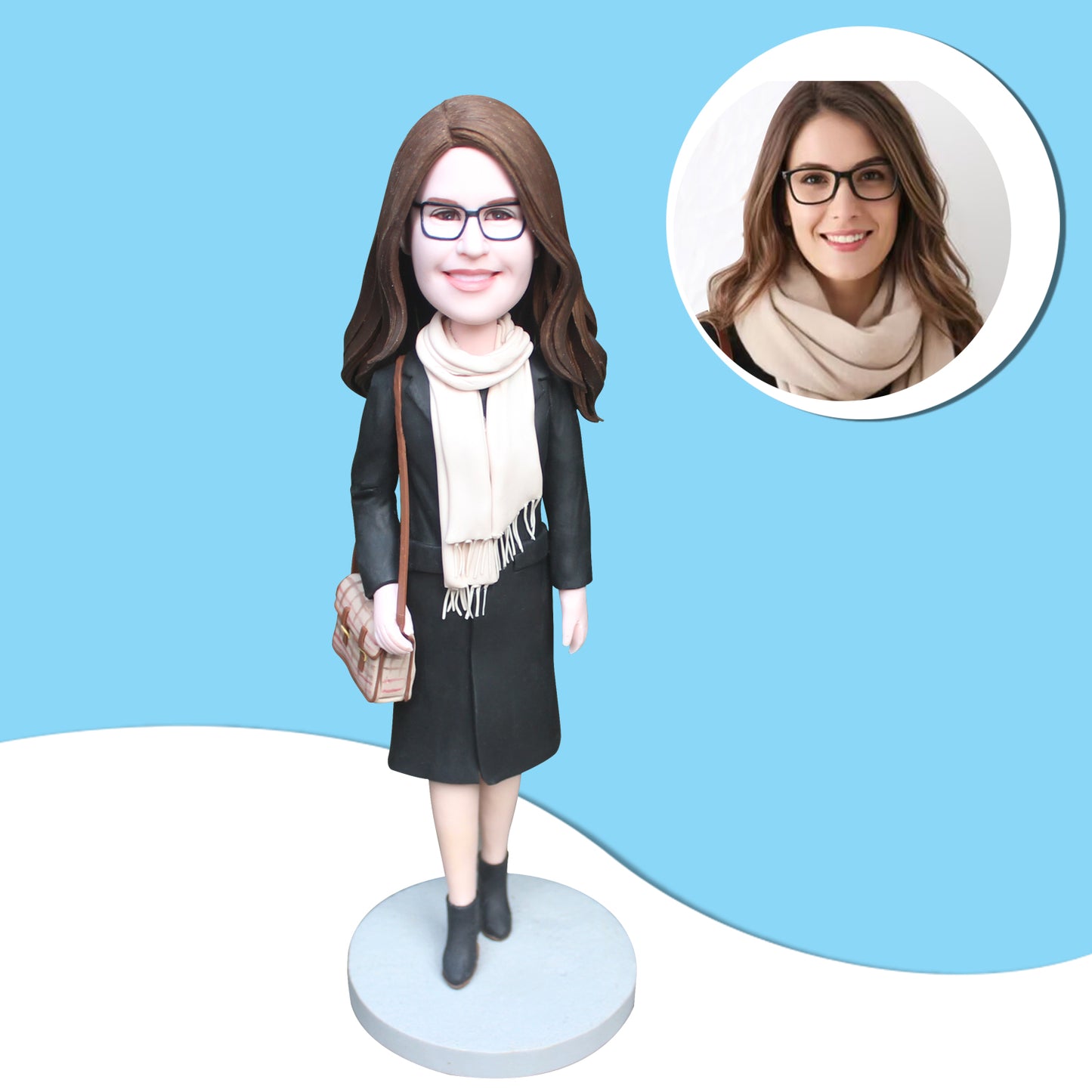 Fully customizable beauty bobbleheads