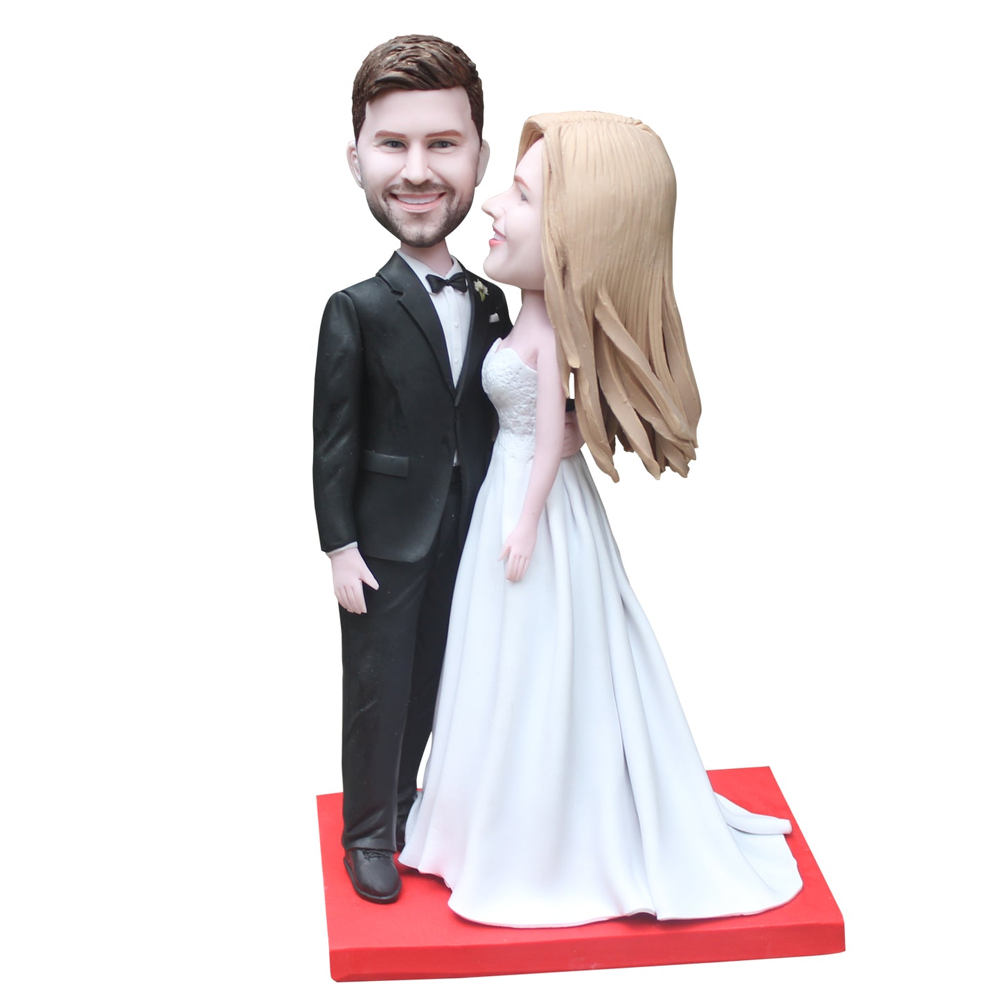 Fully customizable wedding bobbleheads