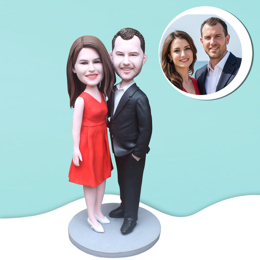 Customized bobblehead anniversary gift for Valentine's Day