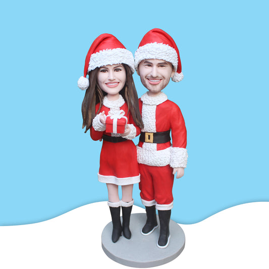 Bobblehead Christmas gift figurine