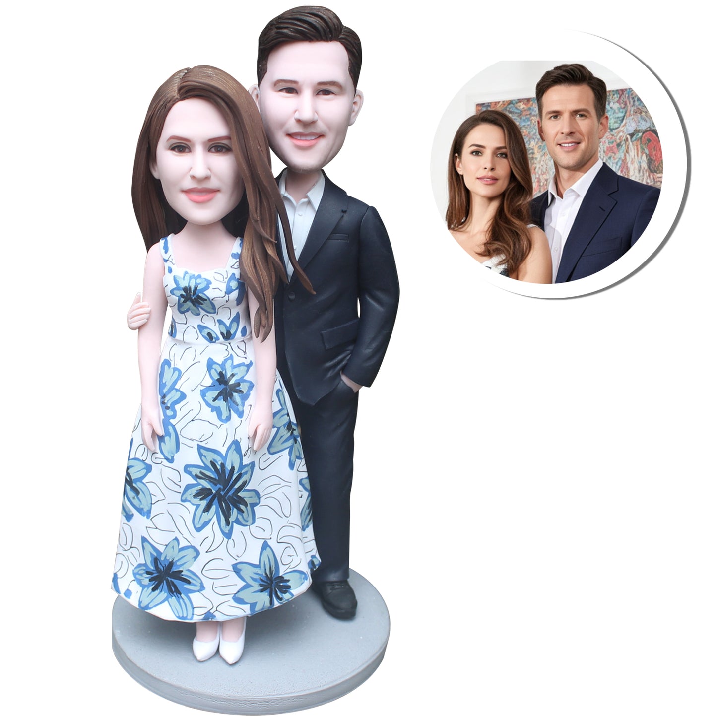 Custom bobblehead doll Valentine's Day/wedding gift