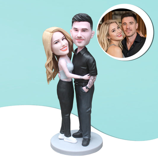 Fully customizable Valentine's Day gift bobbleheads