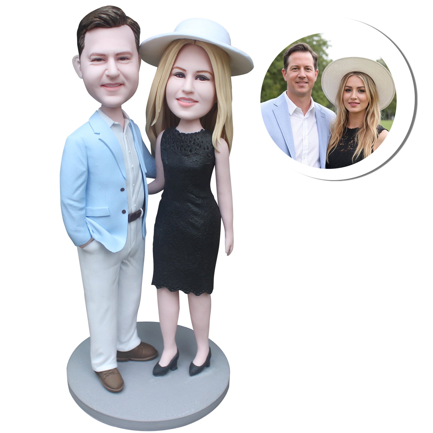 Custom-made bobbleheads, handmade gifts for couples.