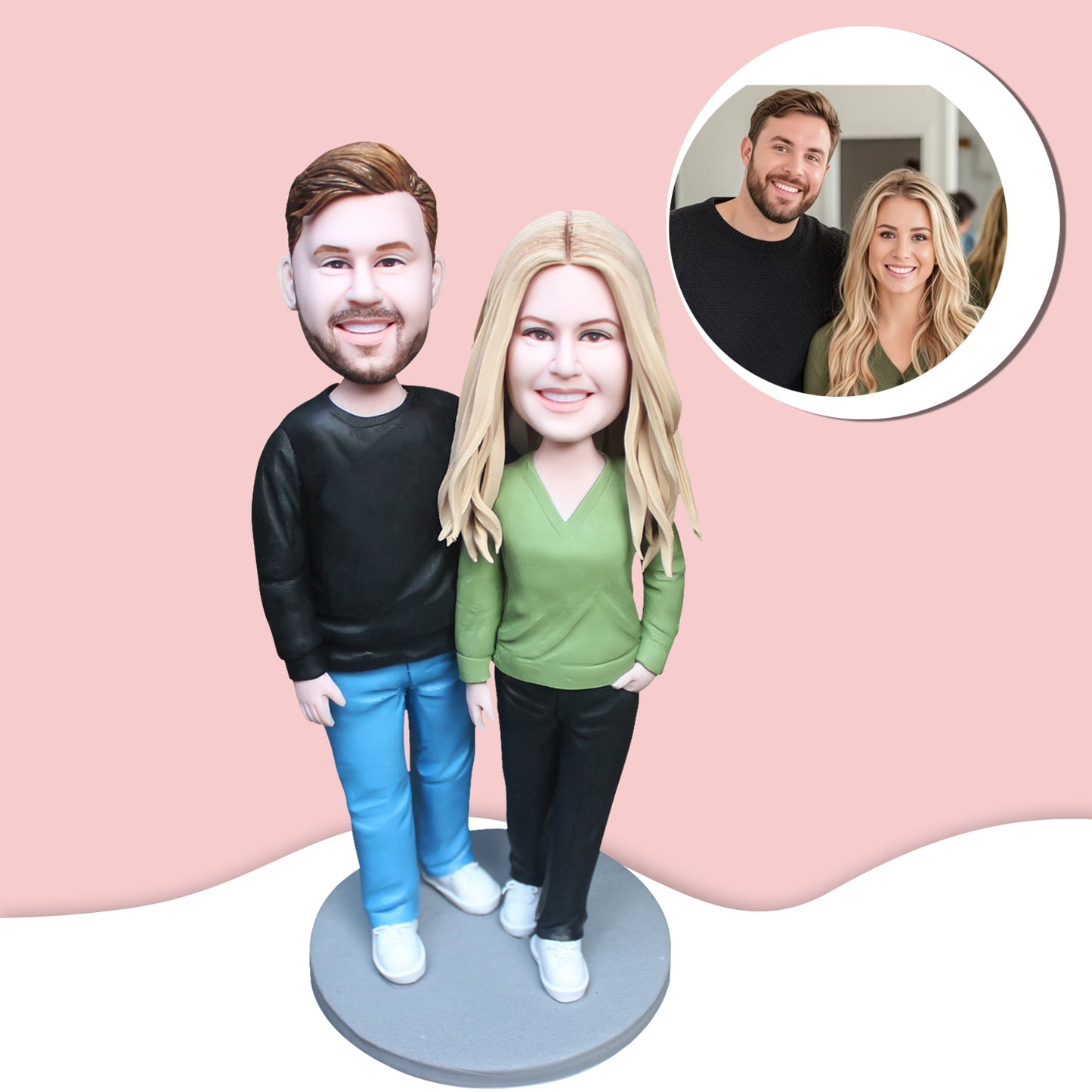 Customized bobblehead anniversary gifts, Valentine's Day personalized gifts