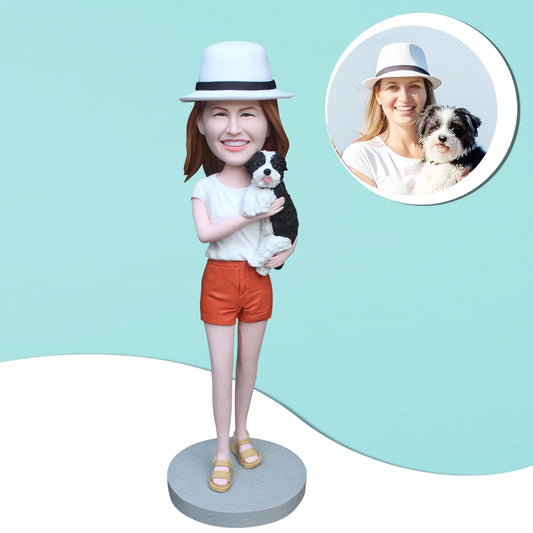 Fully customizable bobblehead + small pet