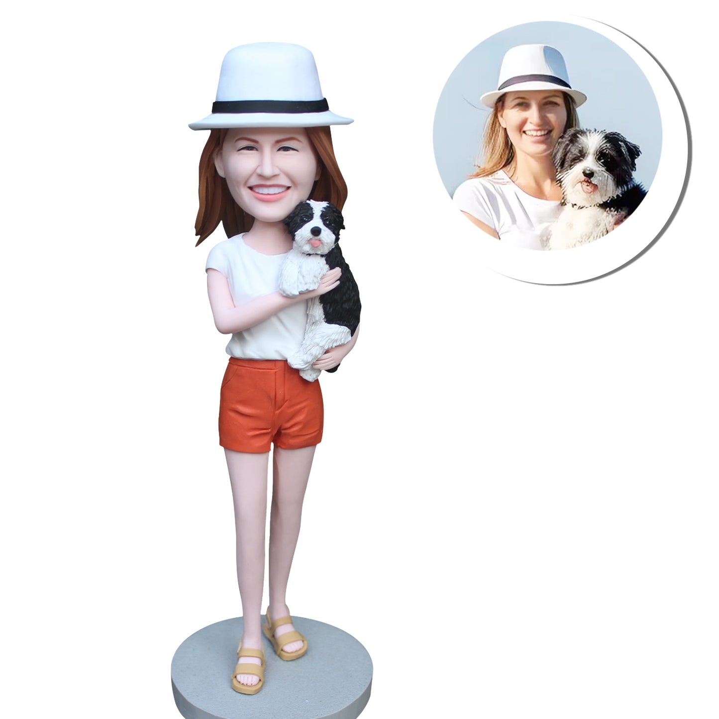 Fully customizable bobblehead + small pet