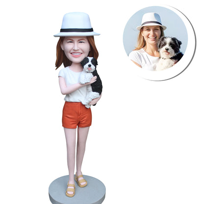 Fully customizable bobblehead + small pet