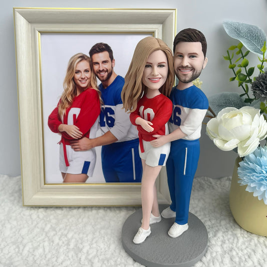 Fully customizable bobblehead Valentine's Day gift